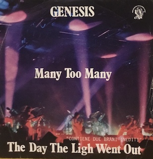 MANY TOO MANY / THE DAY THE LIGHT WENT OUT / VANCOUVER - 7" ITALY