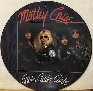 GIRLS GIRLS GIRLS - 12" UK PICTURE DISC