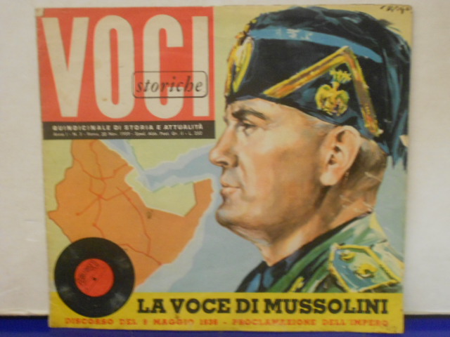 LA VOCE DI MUSSOLINI 9 MAGGIO 1936 - 7" FLEXI