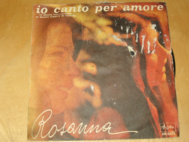 IO CANTO PER AMORE / AVVENTURA A CASABLANCA - 7" ITALY