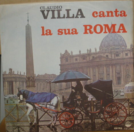 VILLA CANTA LA SUA ROMA - LP BRASILE