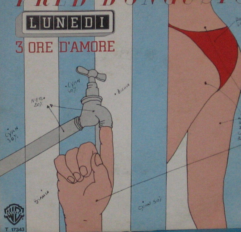 LUNEDI / 3 ORE D'AMORE - 7"