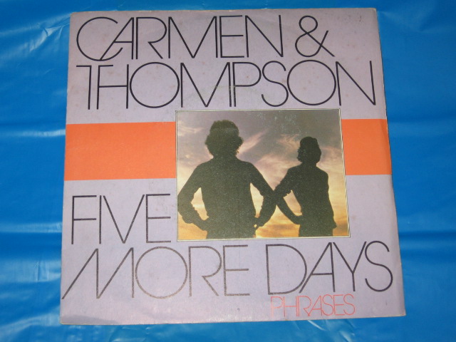 FIVE MORE DAYS / PHRASES - 7" ITALY