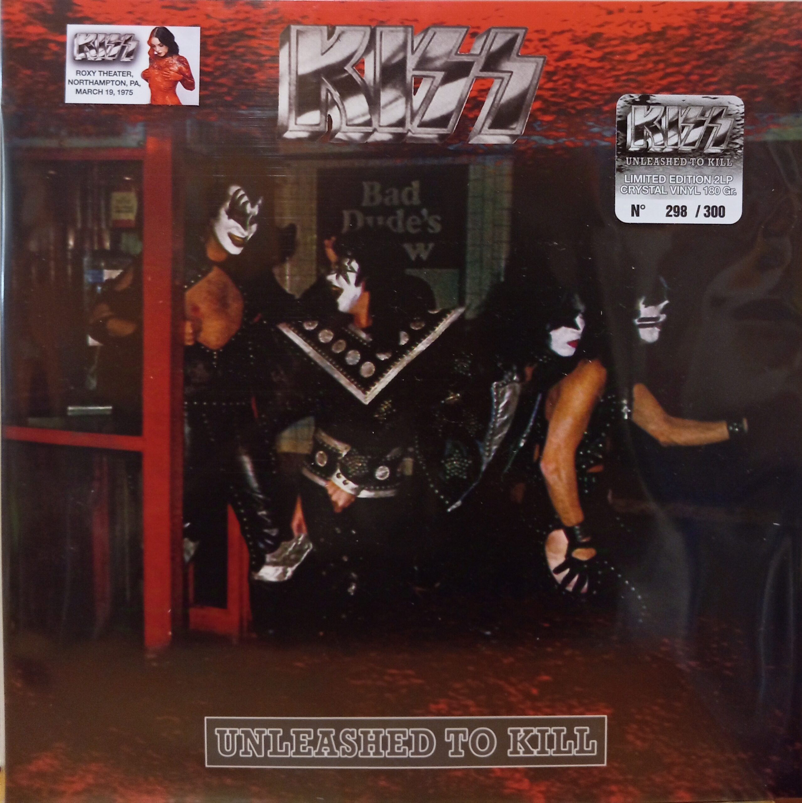 KISS UNLEASHED TO KILL - 2LP CRYSTAL VINYL 180 Gr. METAL LP