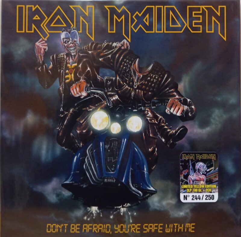 Iron Maiden Don’t Be Afraid You’re Safe With Me - 3Lp Blue Vinyl 180 Gr. + 2Cd Metal Lp