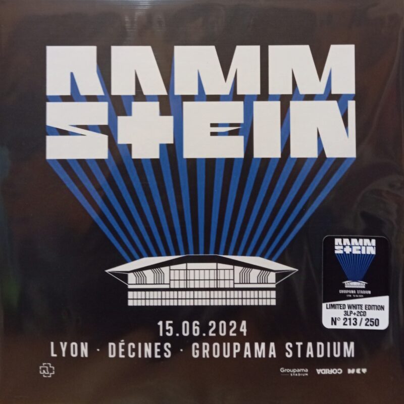 LYON – GROUPAMA STADIUM 15.06.2024 – 3LP BLUE 180 Gr. + 2CD RAMMSTEIN METAL LP