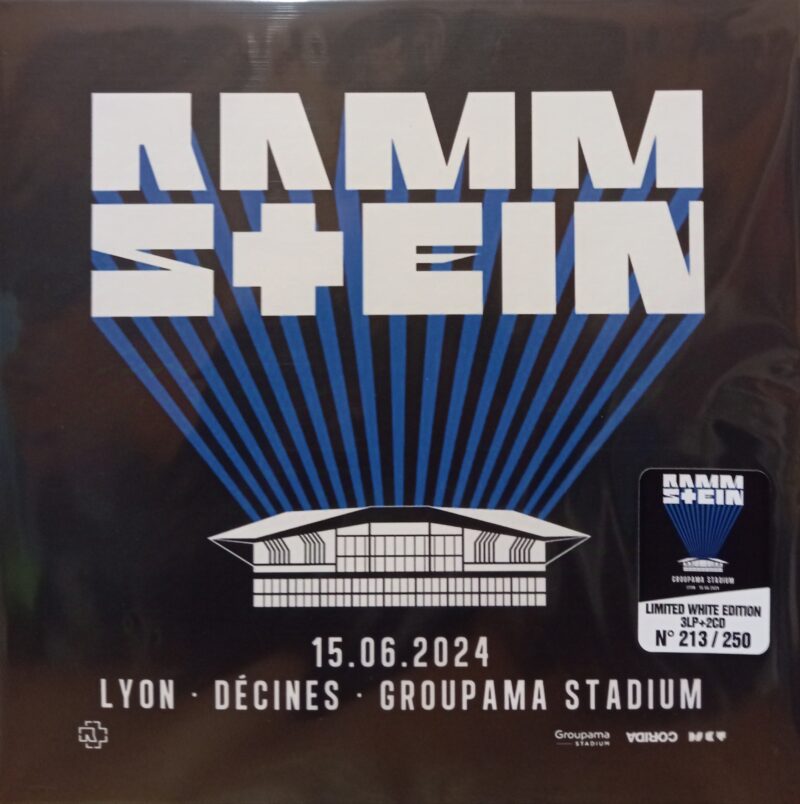 Lyon – Groupama Stadium 15.06.2024 – 3Lp Blue 180 Gr. + 2Cd Rammstein Metal Lp