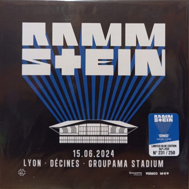 LYON – GROUPAMA STADIUM 15.06.2024 – 3LP BLUE 180 Gr. + 2CD RAMMSTEIN METAL LP