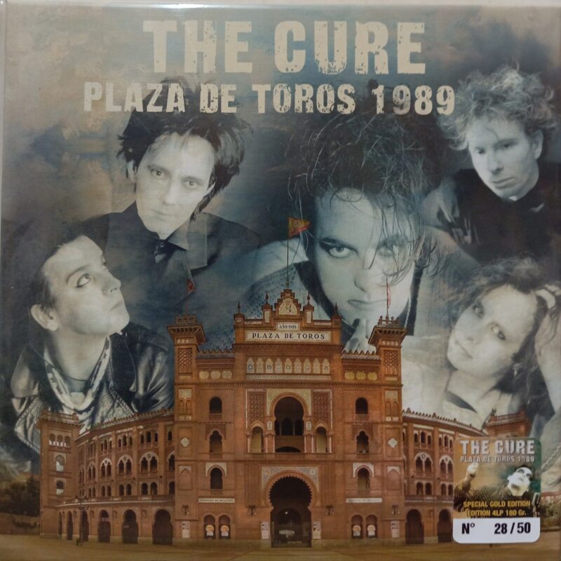 THE CURE PLAZA DE TOROS 1989 LAS VENTAS MADRID - BOX 4 LP COLOURED NEW WAVE LP