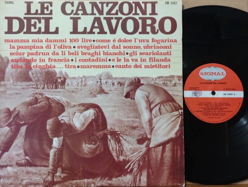 Various – Le Canzoni Del Lavoro - Canti Politici Lp