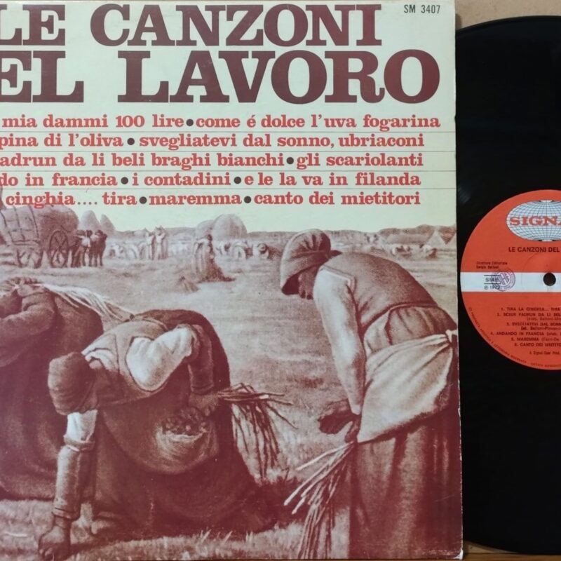 Various – Le Canzoni Del Lavoro - CANTI POLITICI LP