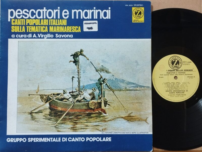 Gruppo Sperimentale Di Canto Popolare – Pescatori E Marinai - Canti Popolari Italiani Sulla Tematica Marinaresca - Canti Politici Lp