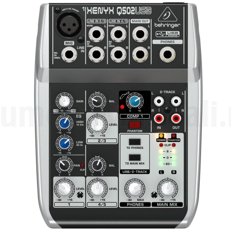 MIXER BEHRINGER XENYX Q 502 USB