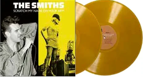 THE SMITHS SCRATCH MY NAME ON YOUR ARM - 2LP YELLOW VINYL NEW WAVE ROCK LP