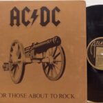 Ac/Dc For Those About To Rock - 1°St Italy Metal Lp