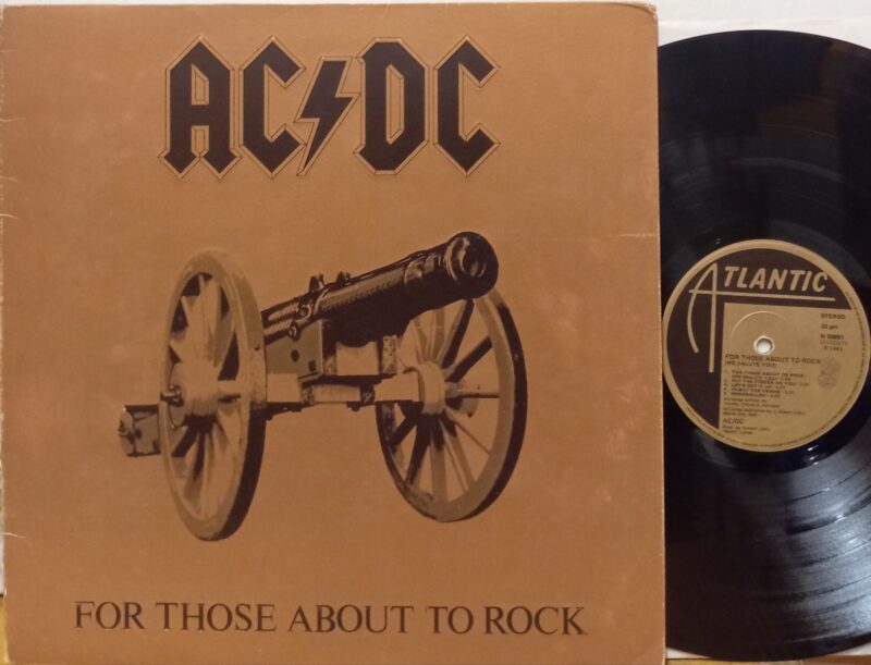 Ac/Dc For Those About To Rock - 1°St Italy Metal Lp