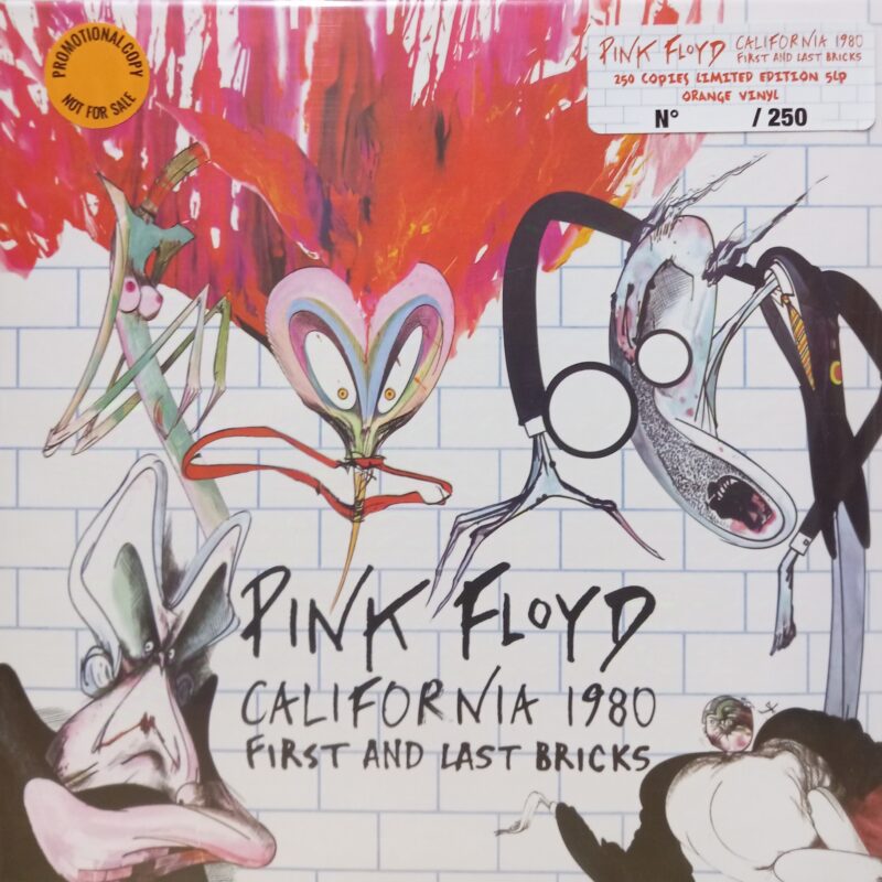 Pink Floyd CALIFORNIA 1980 FIRST AND LAST BRICKS - BOX 5 LP COLOURED band rock lp