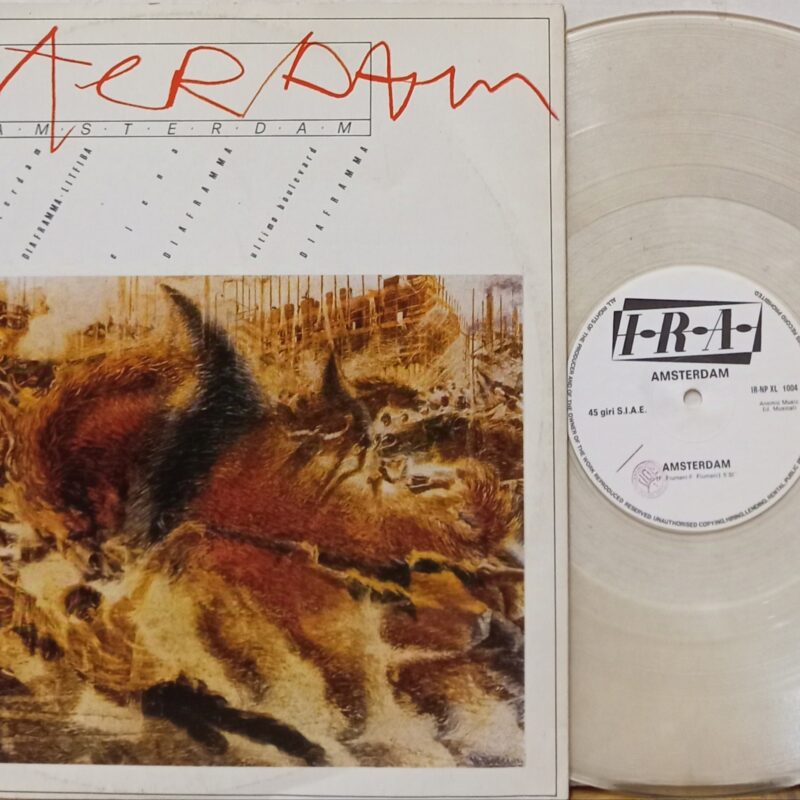 DIAFRAMMA LITIFIBA AMSTERDAM - 12" CLEAR VINYL NEW WAVE BAND LP