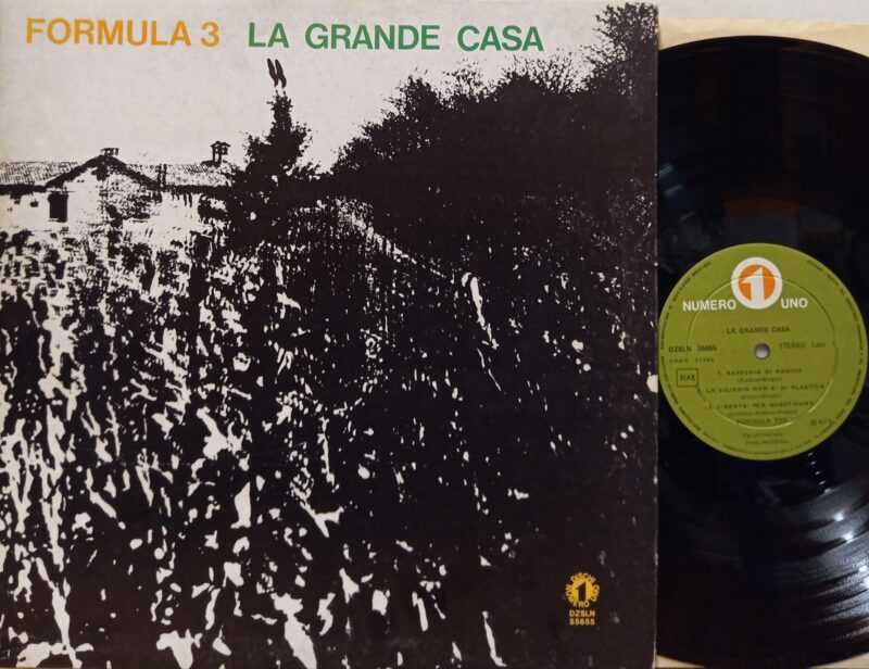 Formula 3 La Grande Casa - 1°St Italy Progreesive Italian Band Lp