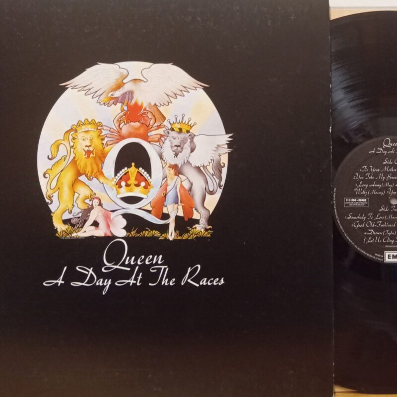 QUEEN A DAY AT THE RACES - 1°st ITALY BAND ROCK LP