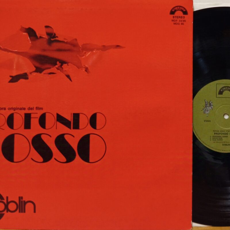 GOBLIN PROFONDO ROSSO - 1°st ITALY PROGRESSIVE BAND ITALIAN LP