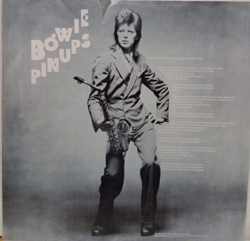 David Bowie Pinups - 1°St Italy Uomini Rock Lp