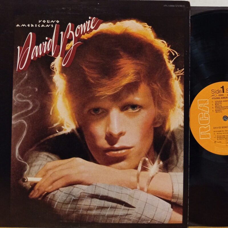 DAVID BOWIE YOUNG AMERICANS - 1°st ITALY UOMINI ROCK LP