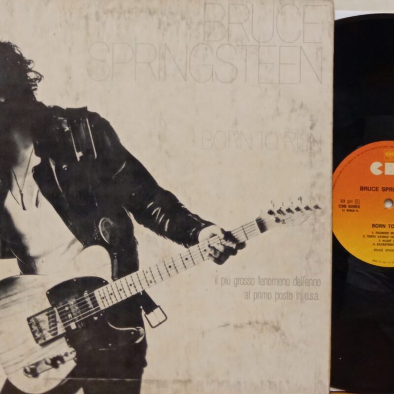 BRUCE SPRINGSTEEN BORN TO RUN - 1°st ITALY UOMINI ROCK LP