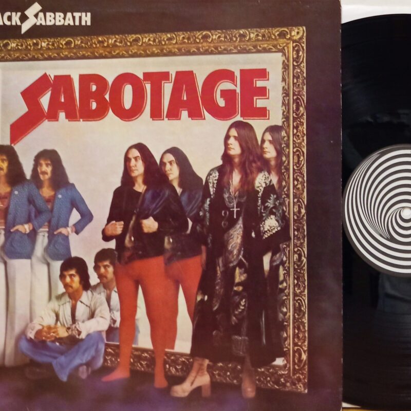 BLACK SABBATH SABOTAGE - 1°st ITALY vertigo swirl METAL LP