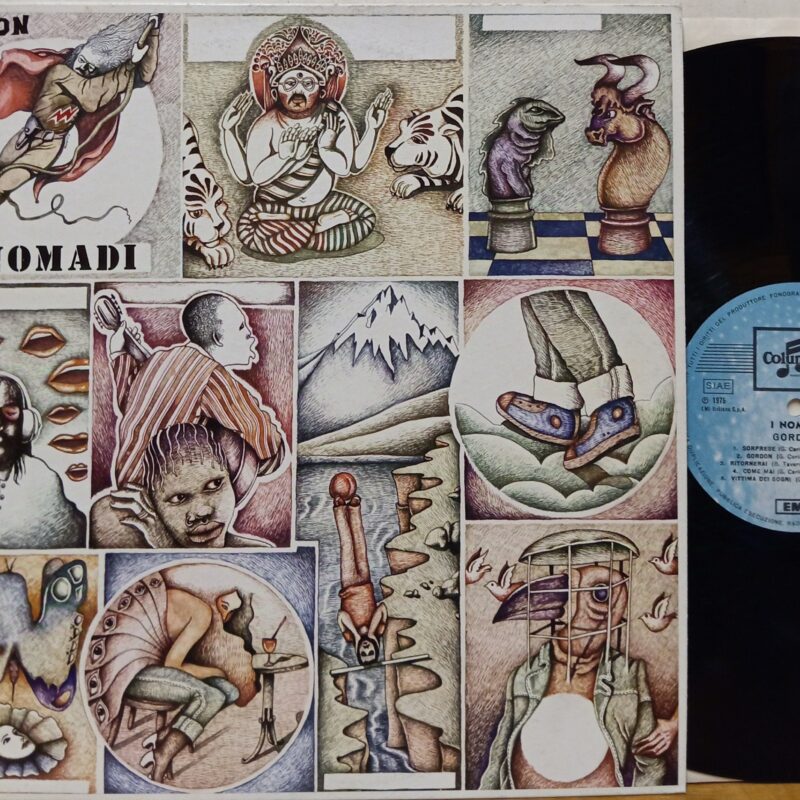 NOMADI GORDON - 1°st ITALY BAND ITALIANI LP