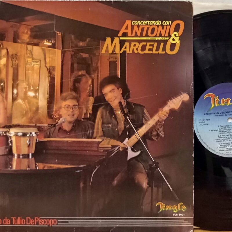 ANTONIO E MARCELLO CONCERTANDO - 1°st ITALY UOMINI ITALIANI LP