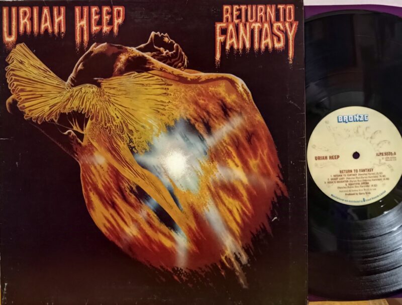 Uriah Heep Return To Fantasy - 1°St Uk Band Rock Progressive Lp