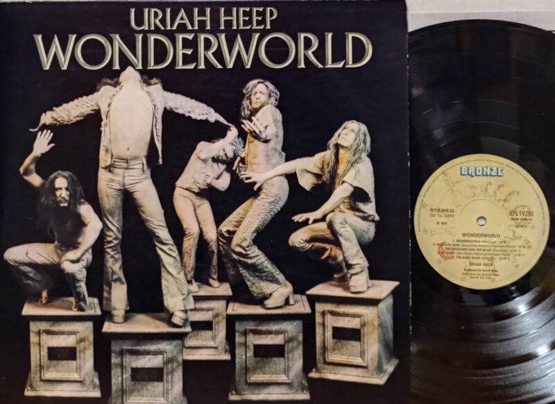 Uriah Heep Wonderworld - 1°St Italy Band Rock Progressive Lp