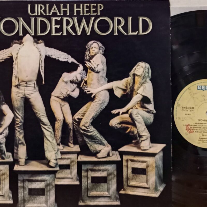 URIAH HEEP WONDERWORLD - 1°st ITALY BAND ROCK PROGRESSIVE LP