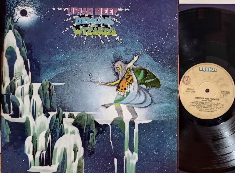 Uriah Heep Demons And Wizards - 1°St Italy Band Rock Progressive Lp