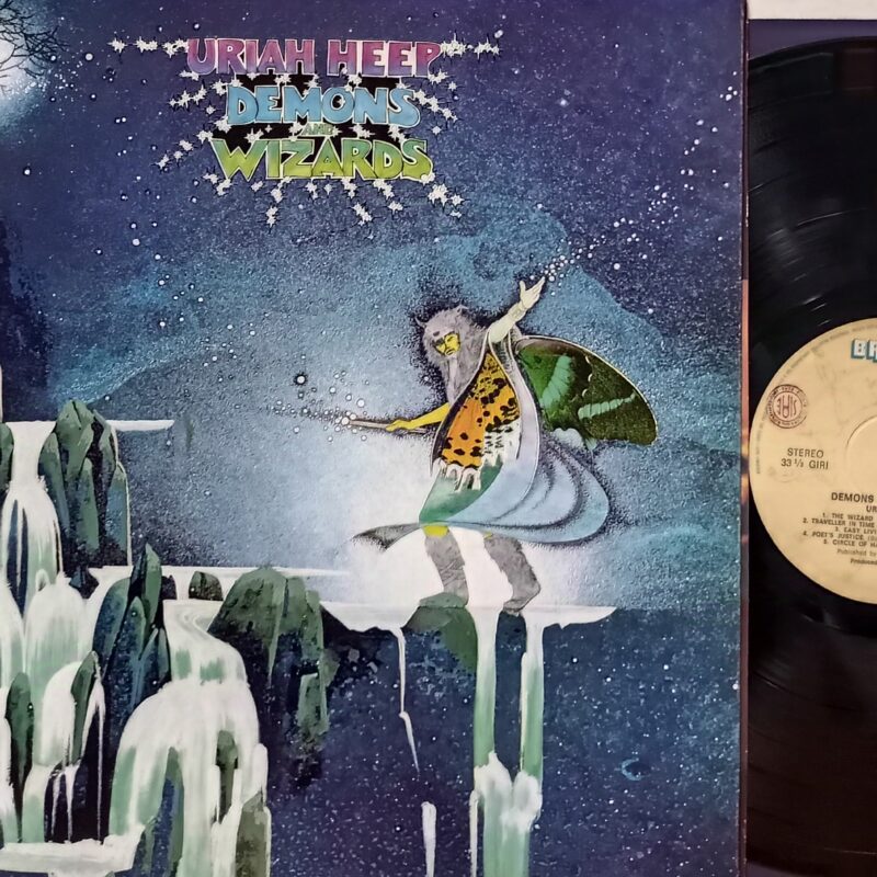 URIAH HEEP DEMONS AND WIZARDS - 1°st ITALY BAND ROCK PROGRESSIVE LP