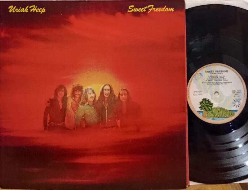 Uriah Heep Sweet Freedom - 1°St Italy Band Rock Progressive Lp