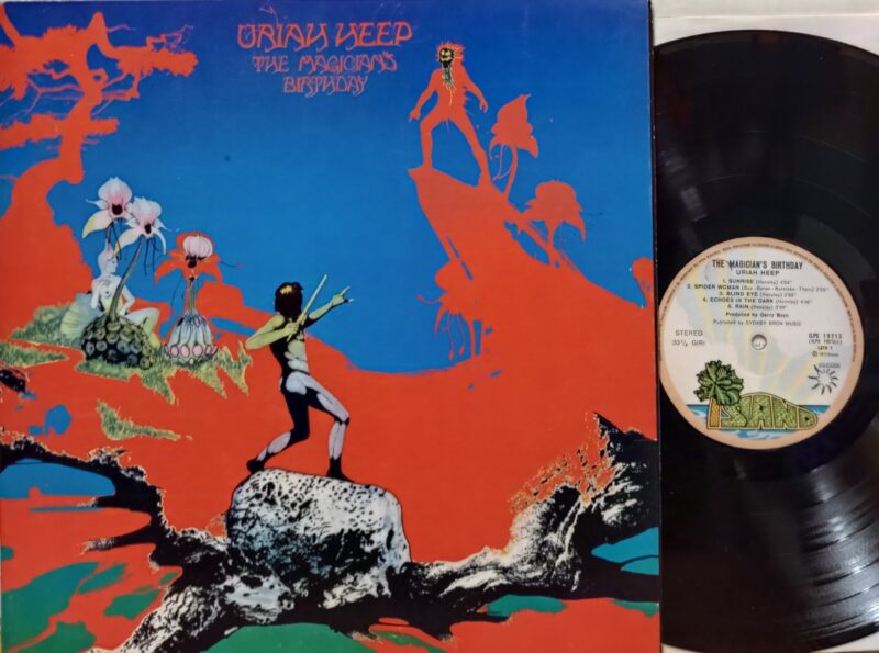 Uriah Heep The Magician'S Birthday - 1°St Italy Band Rock Progressive Lp