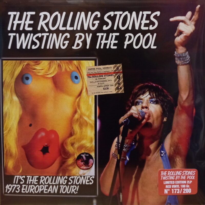 ROLLING STONES TWISTING BY THE POOL - 2LP RED VINYL BAND ROCK LP