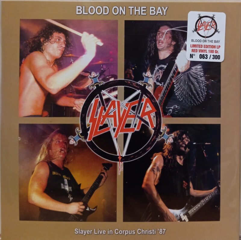 Slayer Blood On The Bay - Live In Corpus Christi ’87 - Red Vinyl Metal Lp