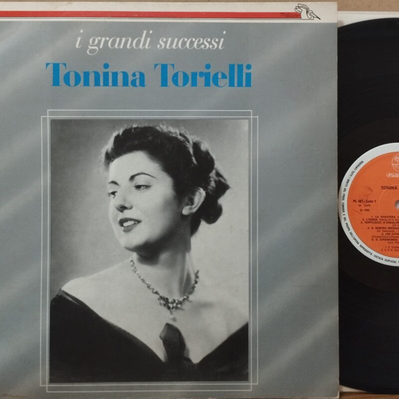 Tonina Torrielli – I Grandi Successi - MUSICA ITALIANA DONNE LP