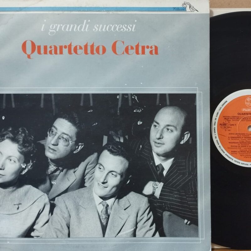 Quartetto Cetra – I Grandi Successi - musica italiana band lp