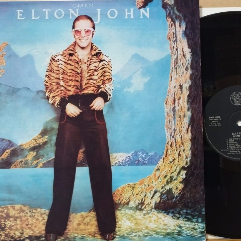 Elton John – Caribou uomini rock anni 70 lp