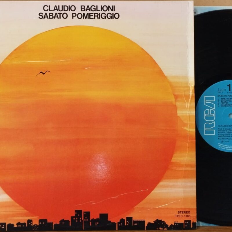 Claudio Baglioni – Sabato Pomeriggio uomini italiani lp