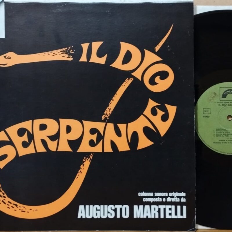 Augusto Martelli – Il Dio Serpente (Colona Sonora Originale Del Film) soundtrack lp