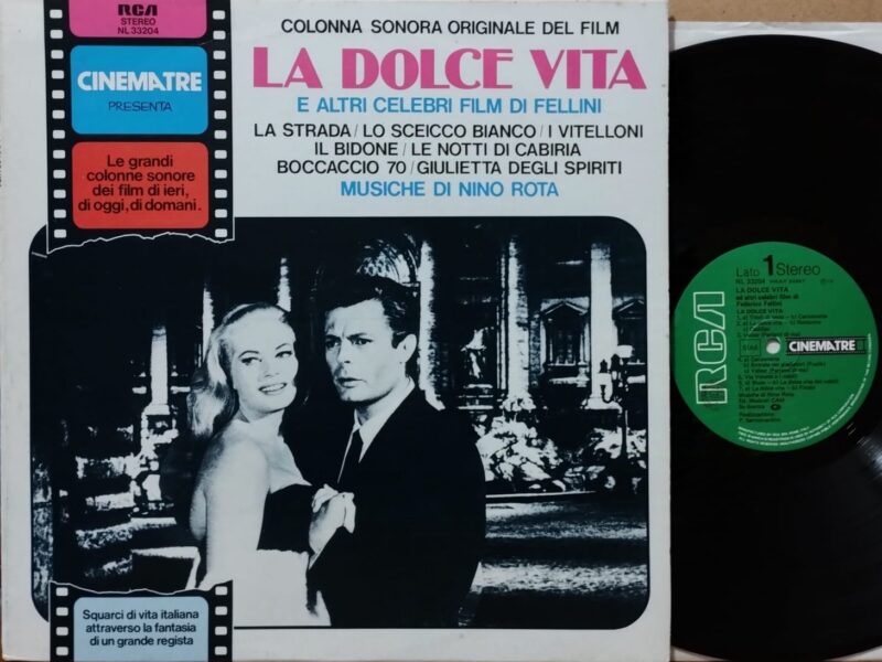 Nino Rota – La Dolce Vita (E Altri Celebri Film Di Fellini) Soundtrack Lp