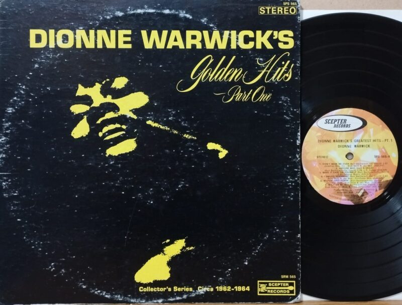 Dionne Warwick – Dionne Warwick'S Golden Hits - Part One Soul Lp