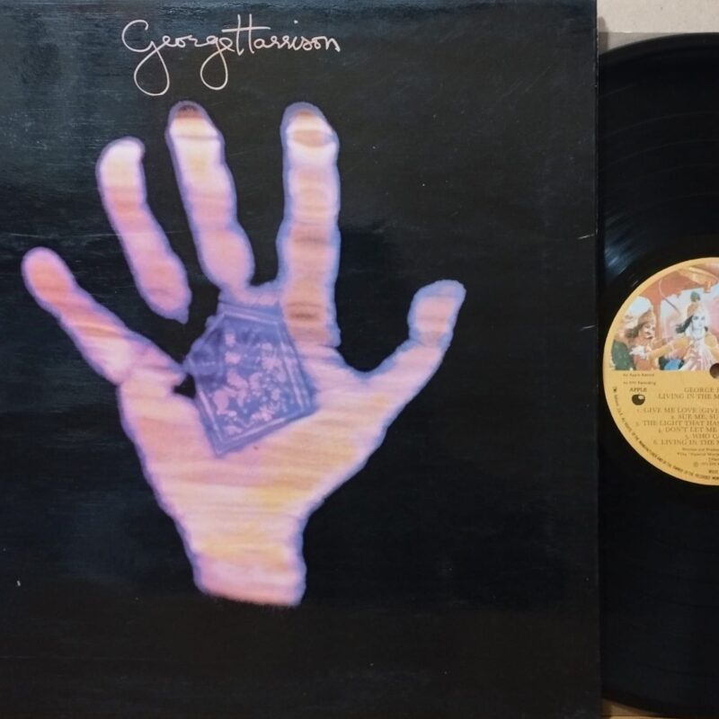 George Harrison – Living In The Material World uomini rock anni 70 lp