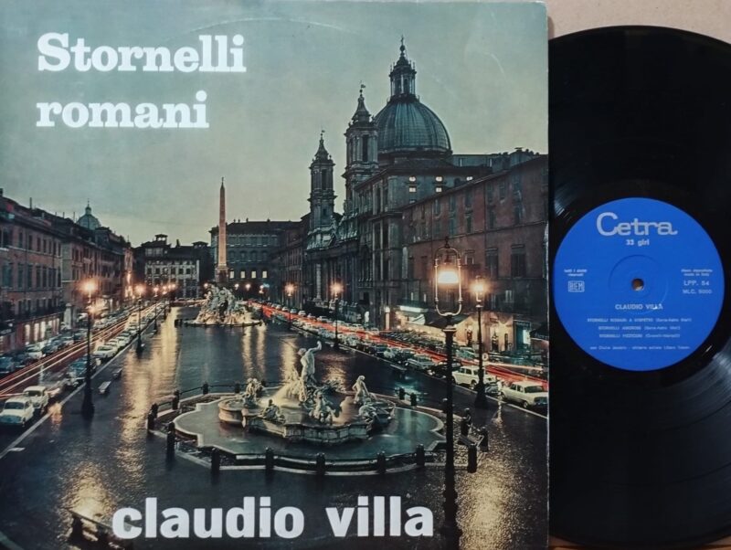 Claudio Villa – Stornelli Romani Uomini Italiani Lp