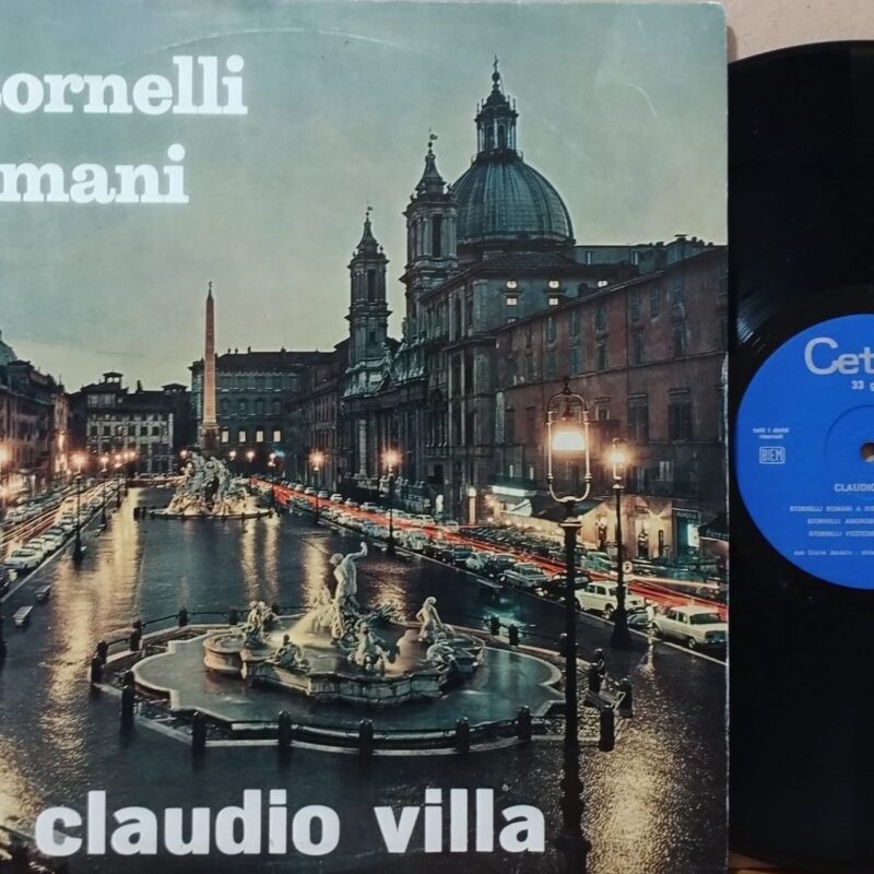 Claudio Villa – Stornelli Romani uomini italiani lp